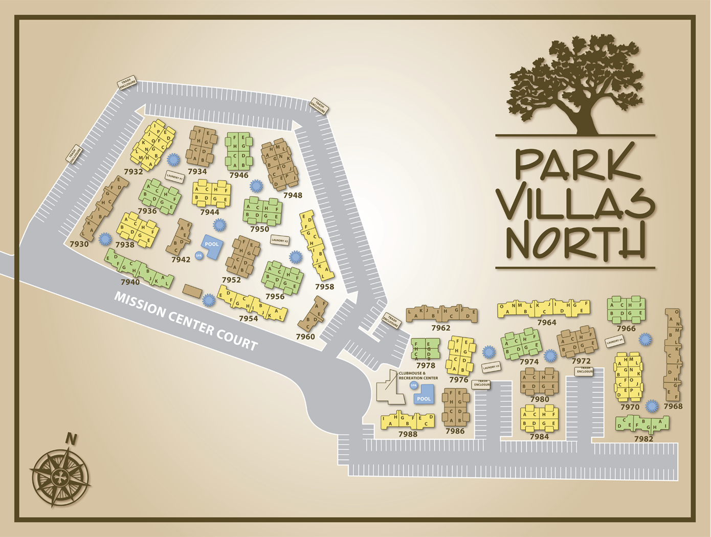 Park Villas North Map